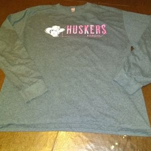 Long sleeve Hanes Nebraska shirt